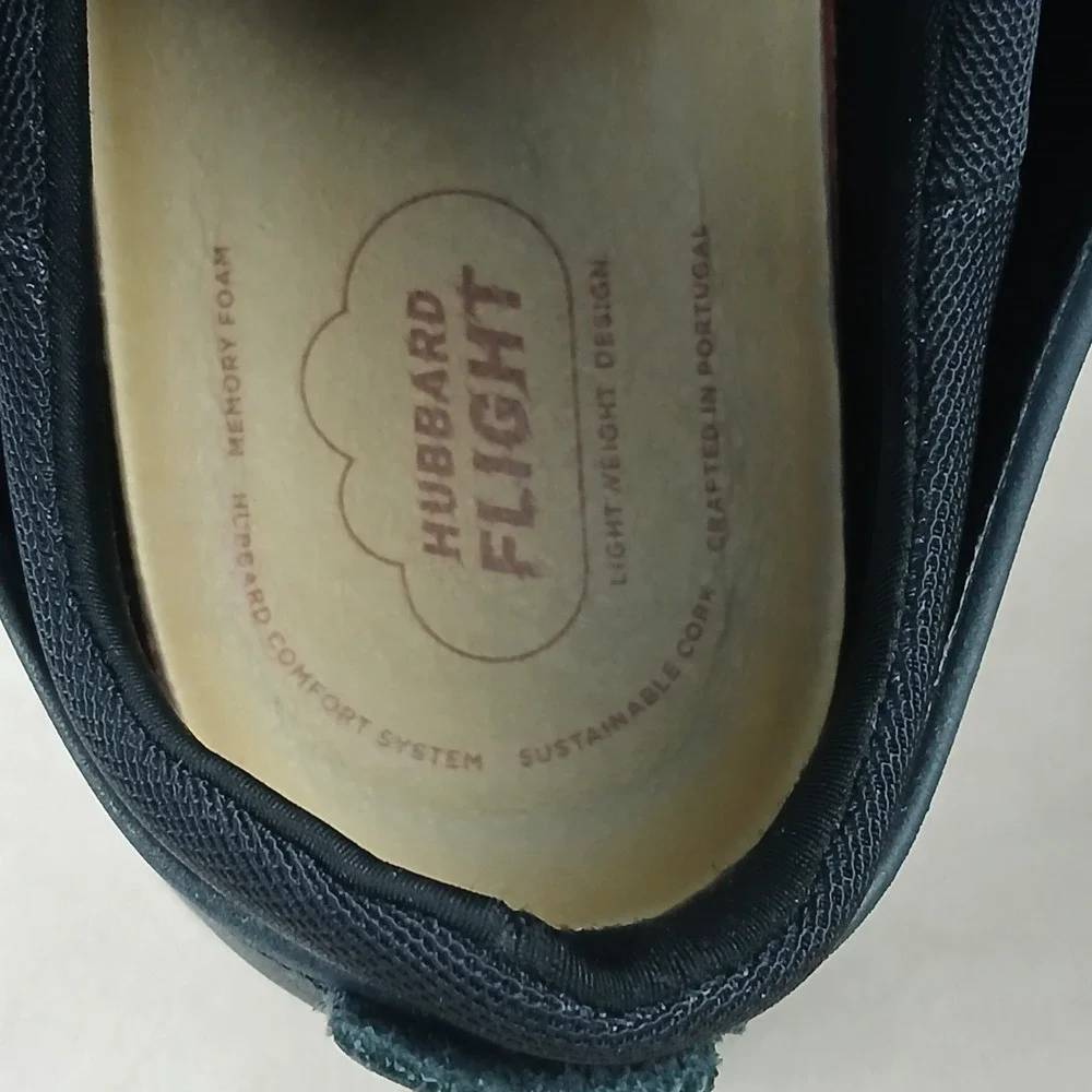 Samuel Hubbard‎ Flight 9.5 Mens Shoes Sneakers Navy Blue Leather Comfort